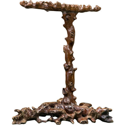 清 红木雕树形笔架 商品图5