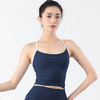 跃牌【化蝶双飞】系列拼色挂脖带胸垫吊带美背瑜伽服TM0110（可拆胸垫） 商品缩略图4