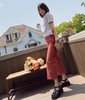 westory女鞋夏季新款圆头厚底粗跟镶钻饰扣交叉绑带凉鞋61741 商品缩略图3