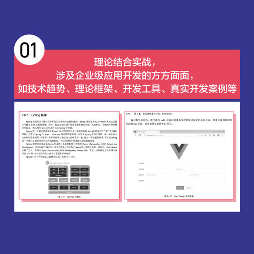 Java EE企业级应用开发实战（Spring Boot+Vue+Element）Java EE企业级应用开发数字化转型 商品图2