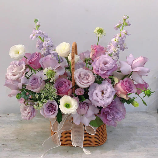 母亲节挚爱花篮（小众色系） 商品图3