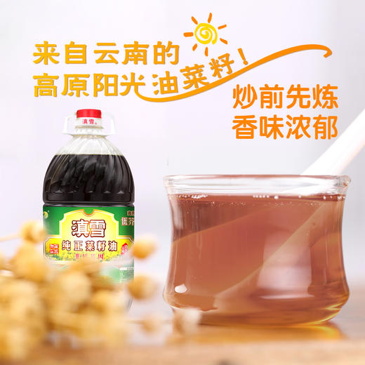 云南玉溪滇雪纯正菜籽油4L 商品图2