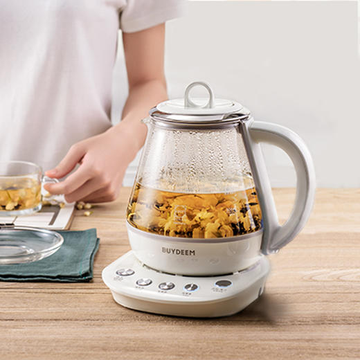 【样品清仓，介意者慎拍】北鼎（Buydeem）养生壶中药壶迷你一人小型养生壶玻璃加厚多功能花茶壶煮茶器K11 商品图1