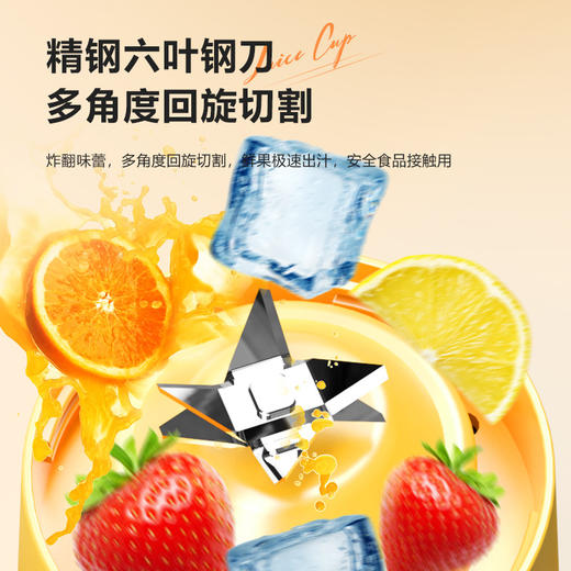 2023新款USB迷你榨汁机便携式榨汁杯家用水果小型多功能果汁机便 商品图2