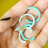 北京仓｜LULU Copenhagen-Color Hoop-彩圈 薄荷 耳环 (中号)［丹麦设计师］ 商品缩略图5
