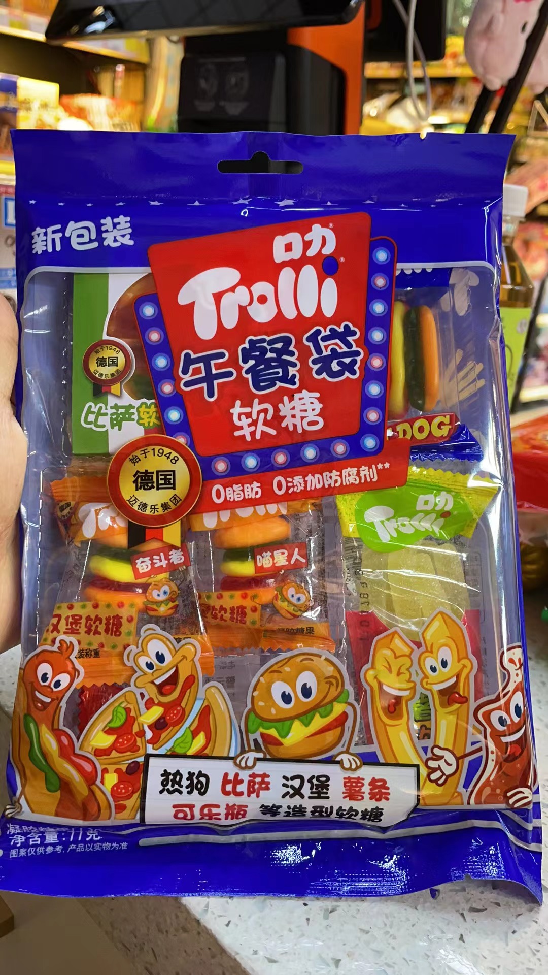 口力午餐袋像皮糖77克