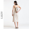 LIZZY 优雅气质名媛风修身显瘦开叉吊带裙打底单穿连衣裙7800 商品缩略图3