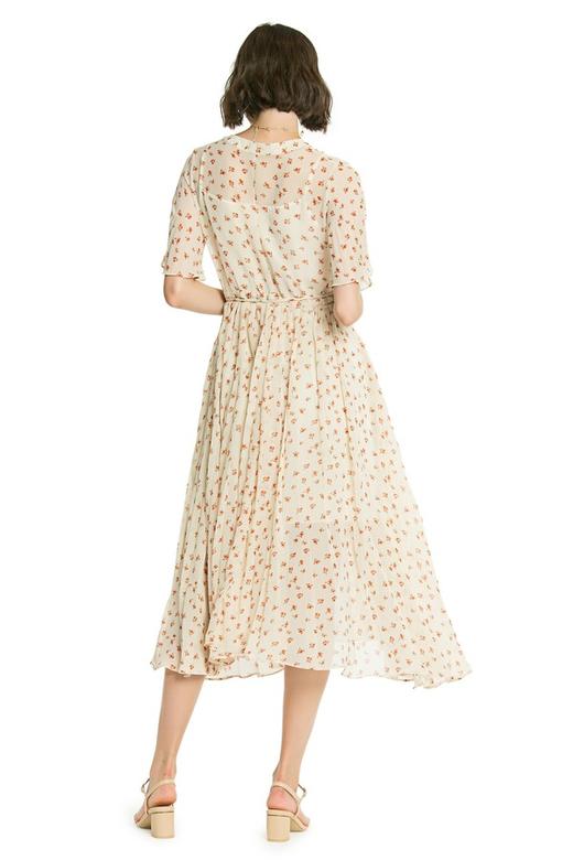 AVA 碎花半透束腰连衣裙 3130 商品图2