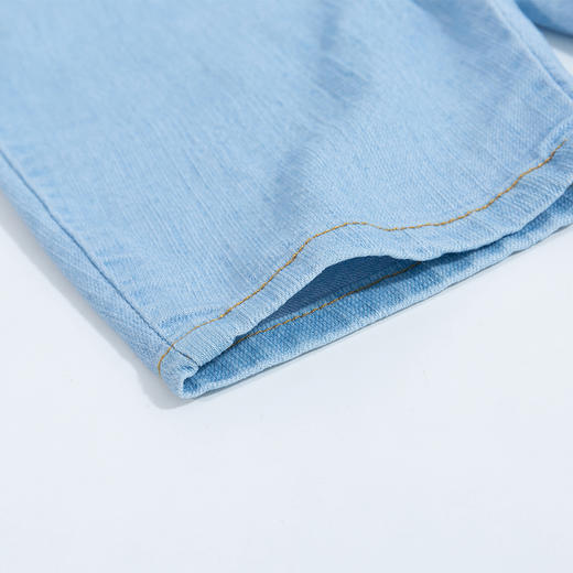 贝贝怡儿童牛仔背带裤夏季新款男女宝宝休闲连体裤婴儿时尚直筒裤 商品图8