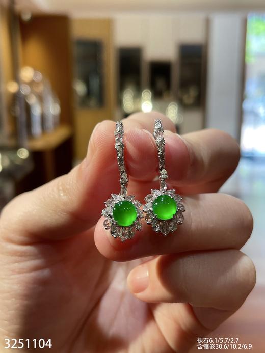 玻璃黄阳蛋面耳坠 69999【3251104】 商品图8