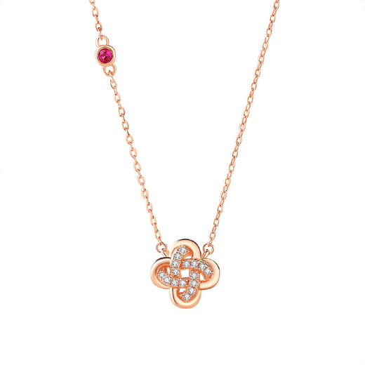 【四叶草结】S925银四叶草项链【JHY-N001255M】 商品图4