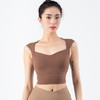 跃牌【化蝶双飞】系列高强度防震聚拢速干瑜伽背心TM0112（一体式胸垫） 商品缩略图4