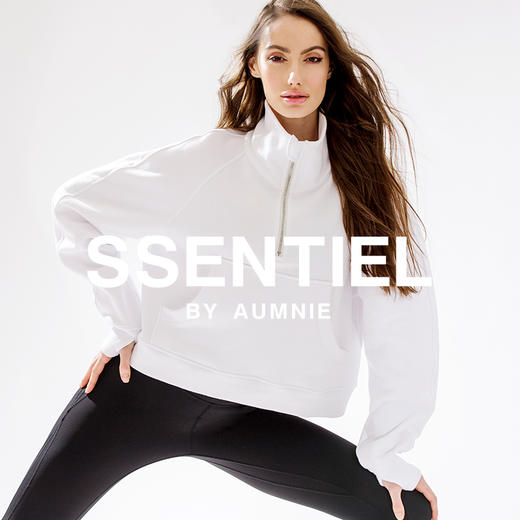 【AUMNIE】高领半拉链宽松卫衣 COLLARED HALF ZIP RELAXED SWEATSHIRT 商品图0