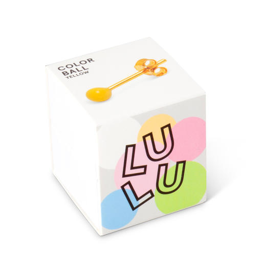 北京仓｜LULU Copenhagen-Color Ball-彩珠 明黄 耳钉 (单只)［丹麦设计师］ 商品图3