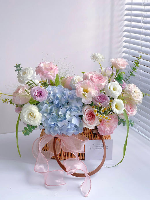 母亲节挚爱花篮（粉色系） 商品图0