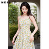 NEELLY纳俪法式碎花连衣裙女中长款小清新度假吊带裙收腰显瘦夏季N23044R03331 商品缩略图2