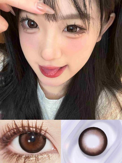 【月抛大直径】GURUUCON-暧昧小熊-14.5mm【月抛 0-800度 无525/575】 商品图0