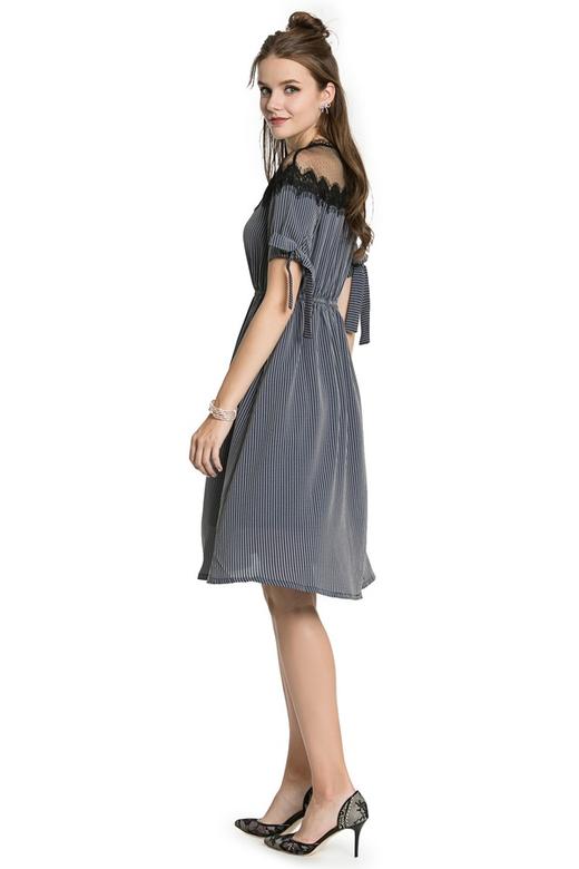 J+C 半透明条纹连衣裙 3265 商品图1