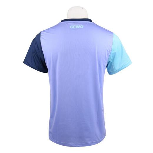 GEWO杰沃乒乓球衣FN08炫彩捷沃专业乒乓球服运动T恤速干透气印花比赛服蓝色 商品图2