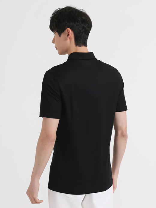 callisto黑色绵羊毛混纺T恤 SSTSS071H 商品图2