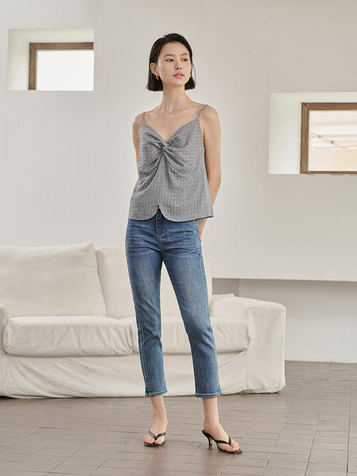 云朵牛仔系列 开叉锥形牛仔裤FB4365235 商品图6