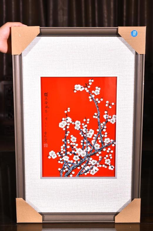 高温中华红堆画梅花独立春风第一香 商品图0