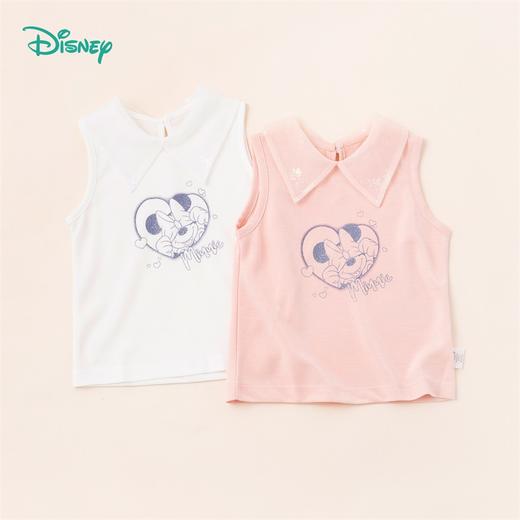 【商场同款】甜美可爱夏翻领背心无袖儿童上衣女童背心宝宝背心童装 商品图0