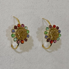 订购6个月到｜Gripoix Paris-Summer in Greece-琉璃 金币 耳环［法国设计师］ 商品缩略图0