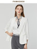 famecoco范可儿七分袖西装外套女夏季新款一粒扣西服职业气质FAB3AW001 商品缩略图2