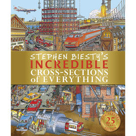 DK不可思议的大剖面之万物 25周年纪念精装版 英文原版 Stephen Biesty's Incredible Cross-Sections of Everything