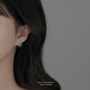 【安柔】S999银足银蝴蝶结满锆耳饰【YXS-E2993】 商品缩略图2