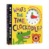鳄鱼鳄鱼几点啦 英文原版 What's the Time Clockodile My Little World 鳄鱼时钟书 纸板玩具书 英文版儿童早教英语启蒙认知时间 商品缩略图3