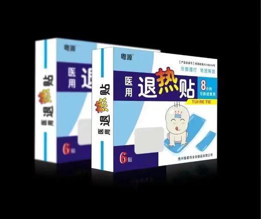 器械号宝宝儿童婴幼儿 退热贴 物理降温退烧退烧贴 6贴/盒 有效期20270802 商品图2