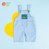 贝贝怡儿童牛仔背带裤夏季新款男女宝宝休闲连体裤婴儿时尚直筒裤 商品缩略图3