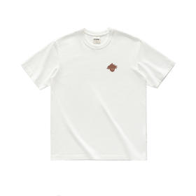 吃茶去chichaqu全棉圆领短袖T恤 印花原始人