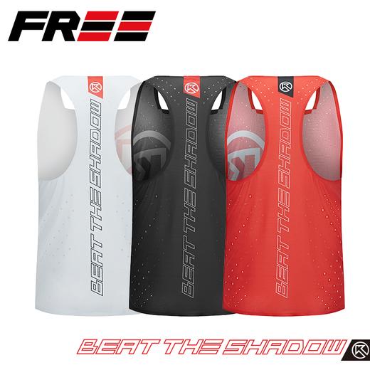 BigK 大K FREE 纯色风洞运动背心 透气速干 马拉松 户外运动 商品图5