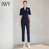 IWY/短袖西装套装女夏季新款高级感气质减龄西服套裤两件套职业装232021C1P1 商品缩略图1