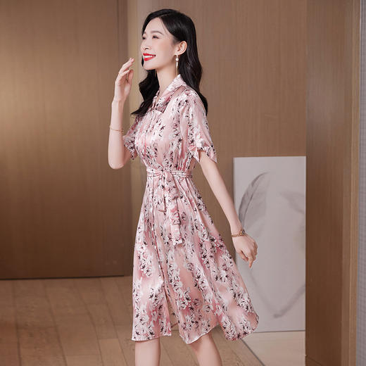 桑蚕丝真丝连衣裙ASE-23011 商品图4