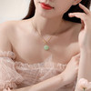 【平安扣】S925银14K色绿玉髓项链【JHY-N000397X】 商品缩略图2