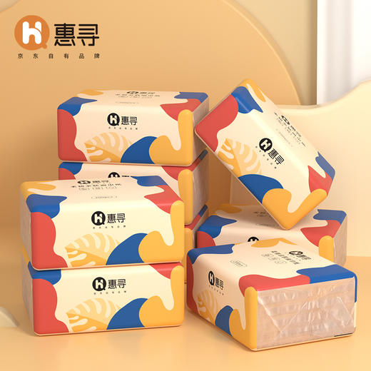 京东自有品牌 惠寻竹浆本色50抽 商品图1