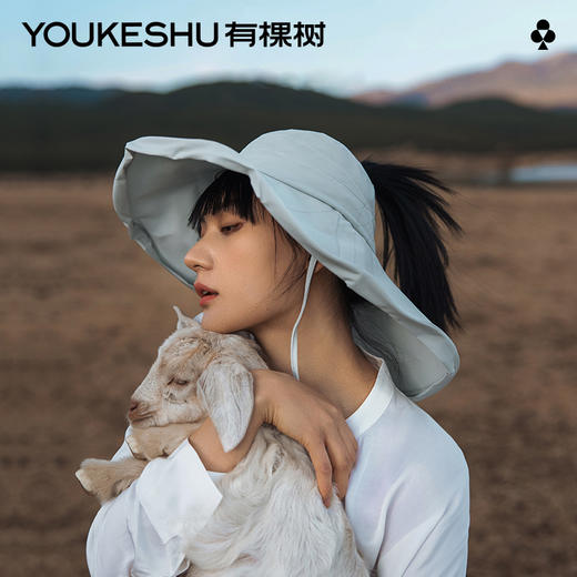 有棵树光合作用女士大檐贝壳帽G-H725 商品图0