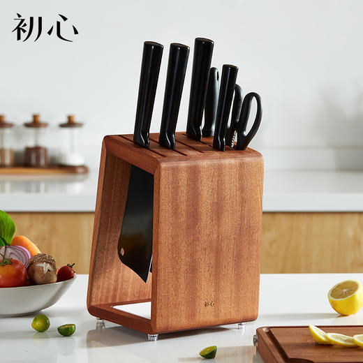 初心| 乌檀木实木刀架 商品图8