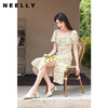 NEELLY纳俪商场同款碎花连衣裙女夏季法式茶歇泡泡袖开叉A字裙潮N23044Y06664 商品缩略图2