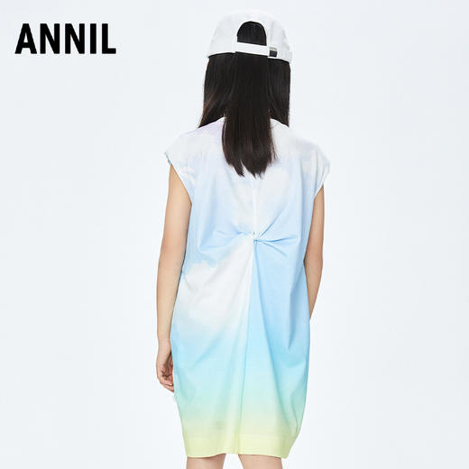 【实体店同款】女童圆领无袖连衣裙BLUE安奈儿童装AG323788 商品图1