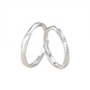 【莫比乌斯】】S925银波纹情侣对戒戒指【JHY-C000125B】 商品缩略图4