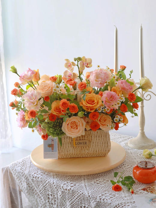 母亲节挚爱花篮（小众色系） 商品图4