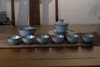 【仿南宋官窑】礼盒套装（盖碗 公道杯 品茗杯）粉青釉  紫口铁足  自然开片  景德镇制 商品缩略图2