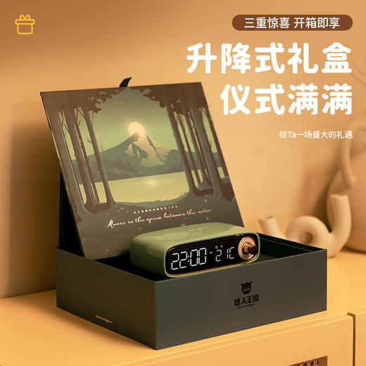 小精灵蓝牙音箱无线充迷你小夜灯新款多功能复古小音响 商品图4