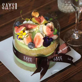 开心果抹茶戚风蛋糕