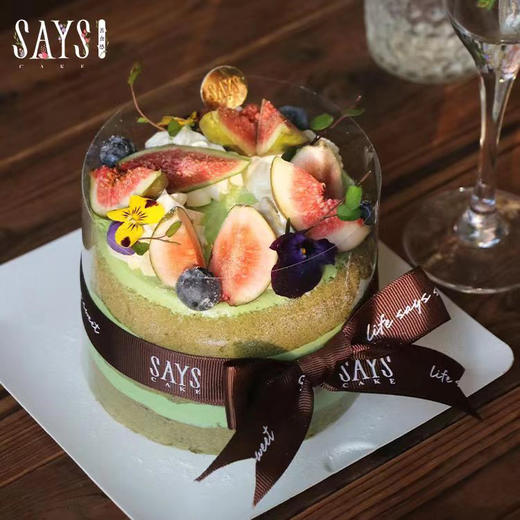 开心果抹茶戚风蛋糕 商品图0